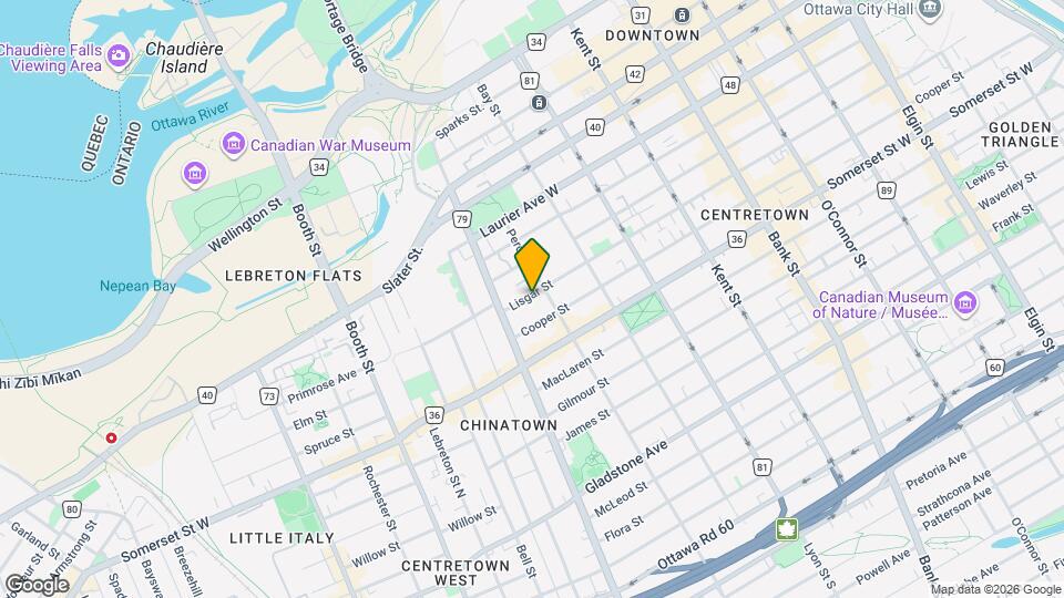 580 Lisgar St Map and Location Details