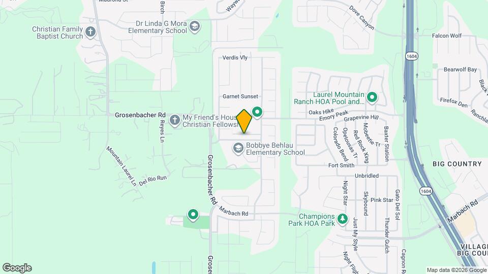 11639 Hidden Terrace Map and Location Details