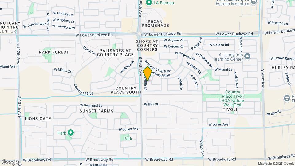 3417 S 98th Ln Map and Location Details