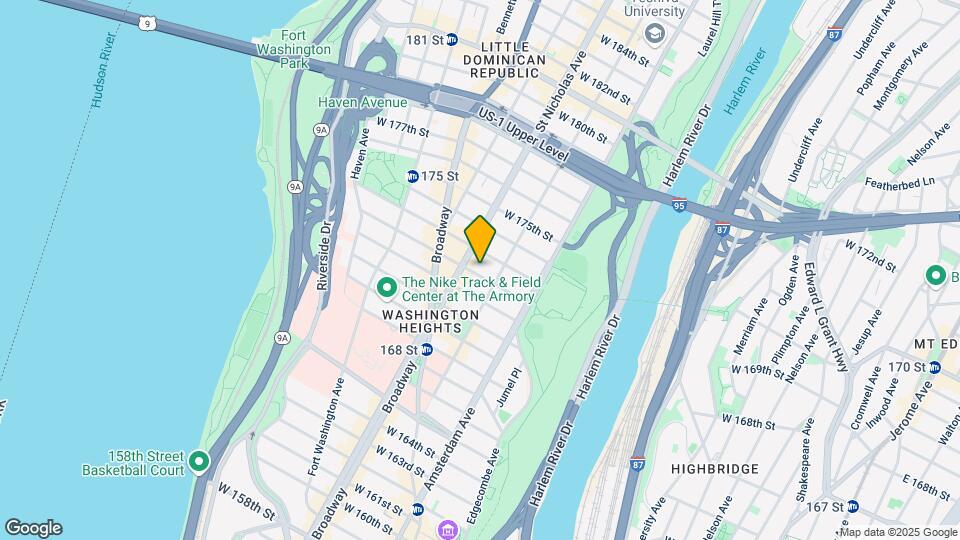 559 W 172nd St Map and Location Details