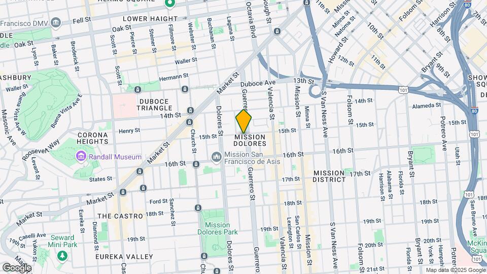 300 Guerrero St Map and Location Details
