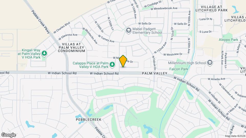 15459 W Monterosa St Map and Location Details