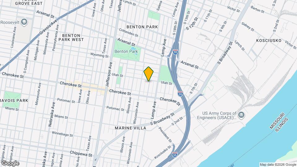 3309 Salena St Map and Location Details