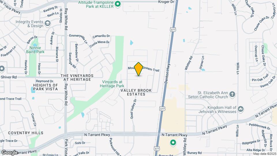 5737 Valley Stream Way Map and Location Details