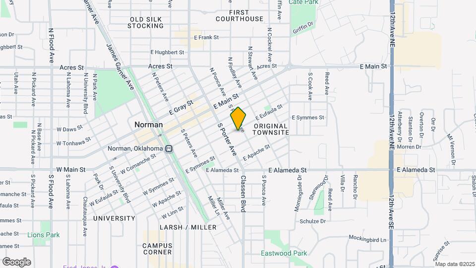 422 E Eufaula St Mapa y Detalles de la Ubicación