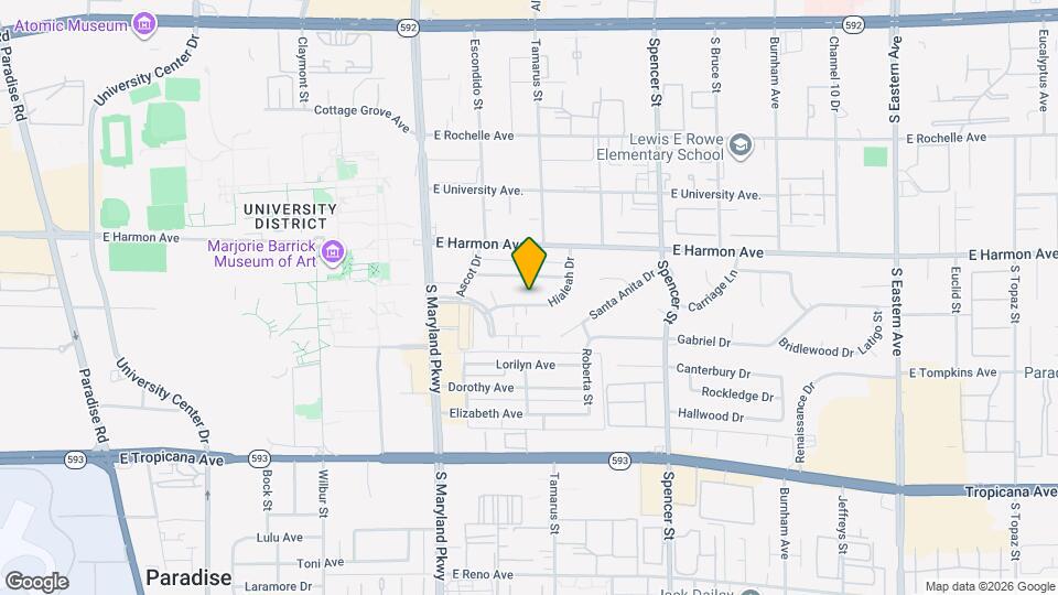 1460 Hialeah Dr Map and Location Details