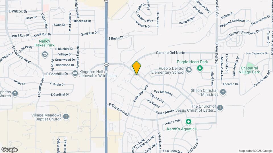 4409 Plaza Vista Mapa y Detalles de la Ubicación