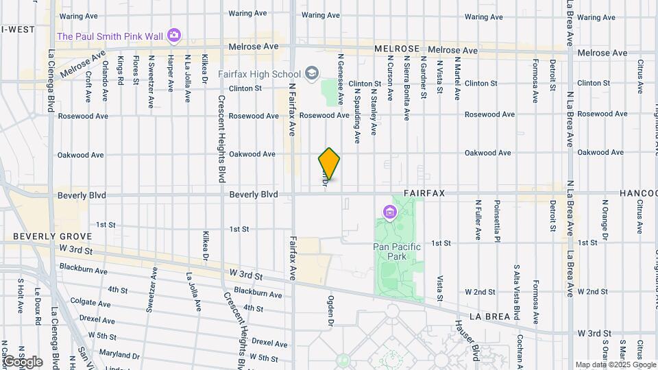 312 N Ogden Dr Mapa y Detalles de la Ubicación