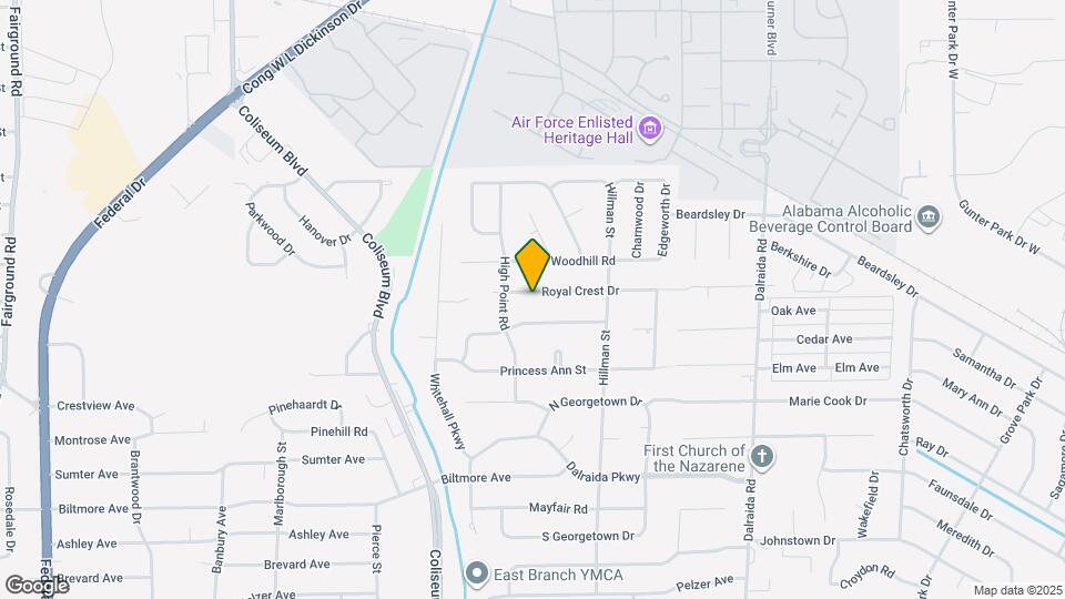 3520 Royal Crest Dr Map and Location Details