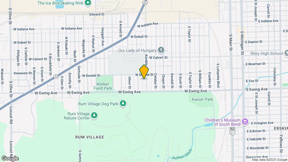 2121 Kemble Ave Map and Location Details