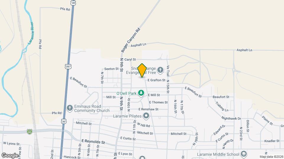 2454 N 13th St Map and Location Details