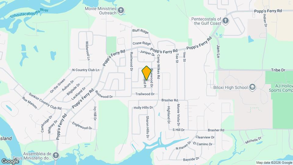 830 Lakewood Pl Map and Location Details