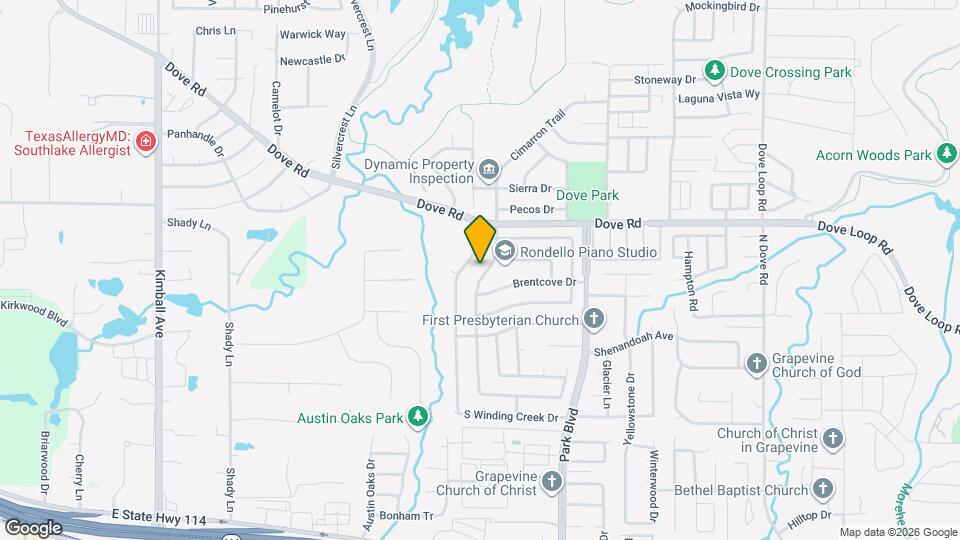 1093 Woodbriar Dr Map and Location Details