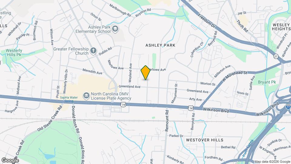 2140 Highland St Mapa y Detalles de la Ubicación
