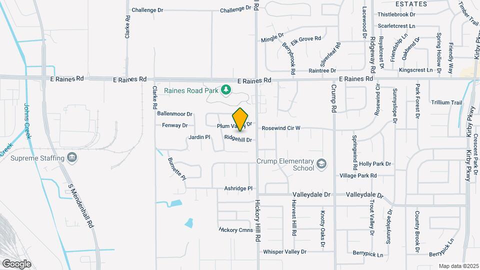 5864 Ridgehill Dr Map and Location Details
