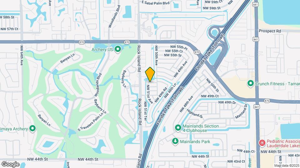 5010 NW 51st Ct Map and Location Details