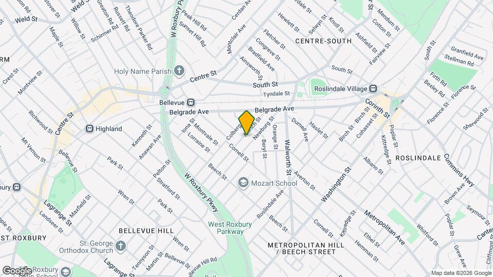 68 Aldrich St, Unit 2 Mapa y Detalles de la Ubicación