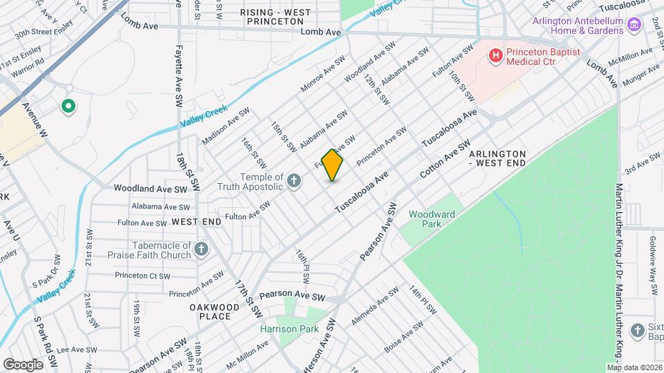 1437 Princeton Ave SW Map and Location Details