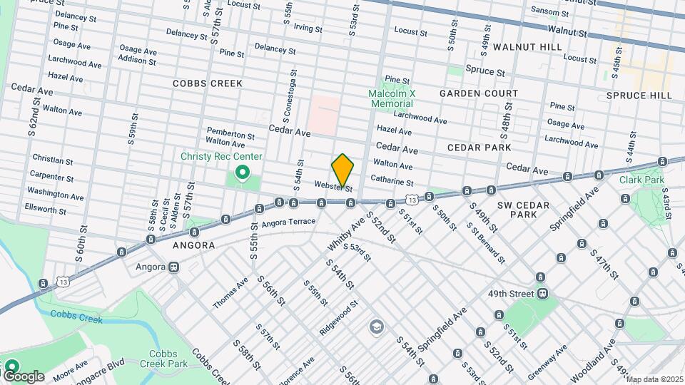 5220 Webster St Map and Location Details