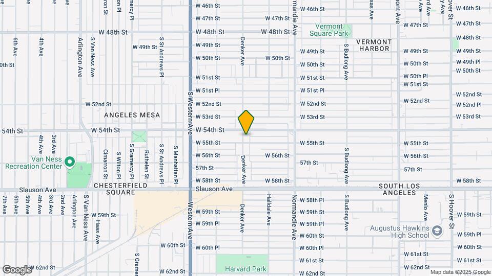 5414 Denker Ave Map and Location Details