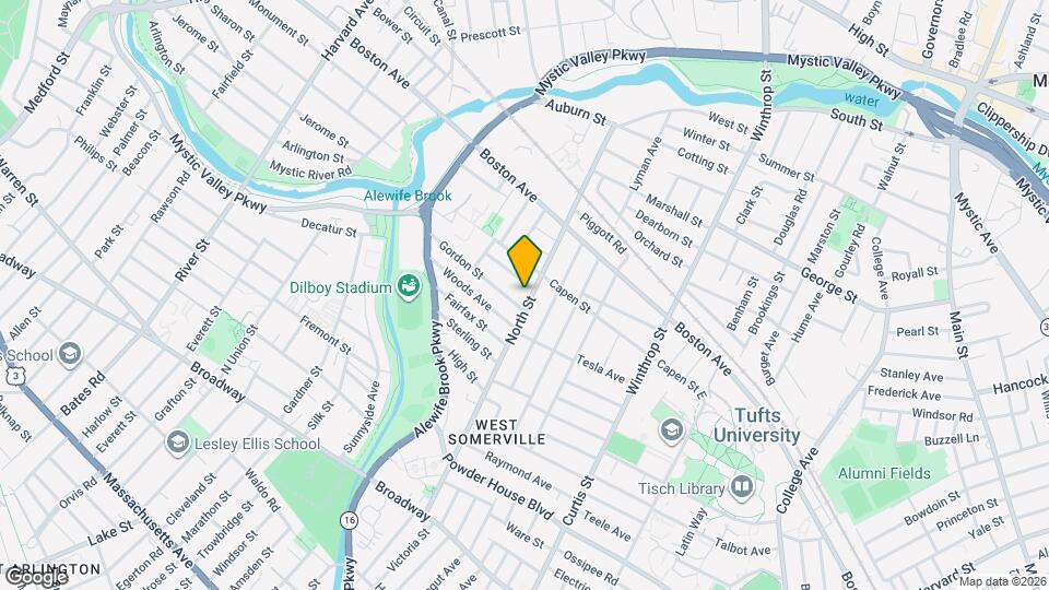 196 North St, Unit 3 Map and Location Details