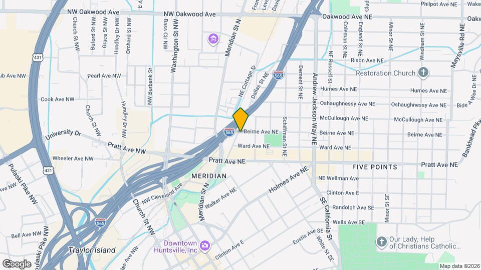 202 Beirne Ave NE Map and Location Details