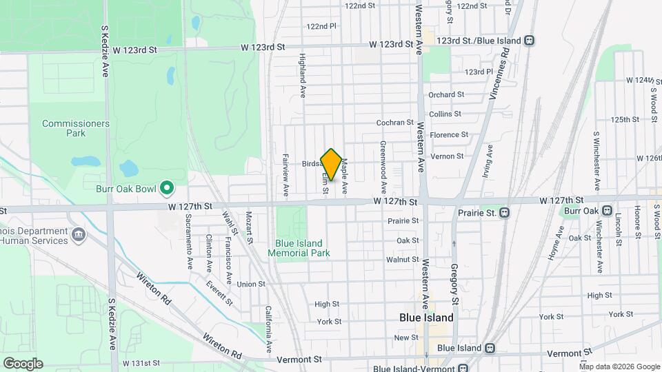 12631 Elm St Mapa y Detalles de la Ubicación