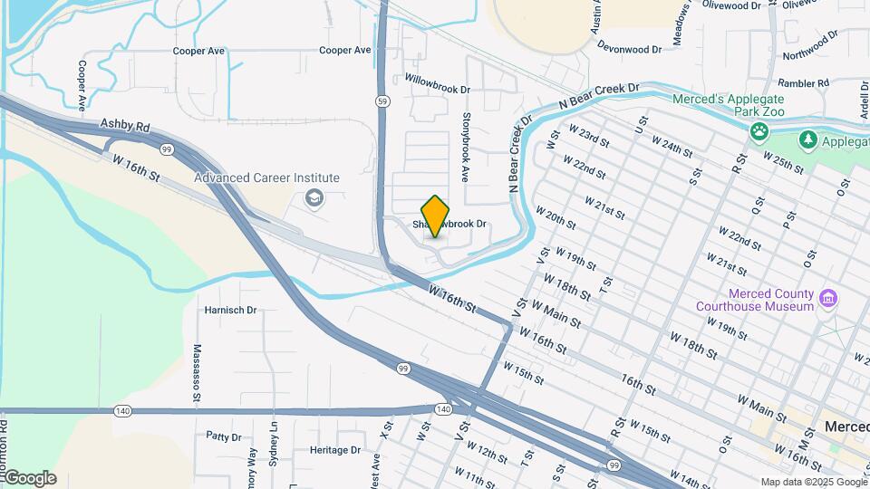 1636 W N Bear Creek Dr Mapa y Detalles de la Ubicación