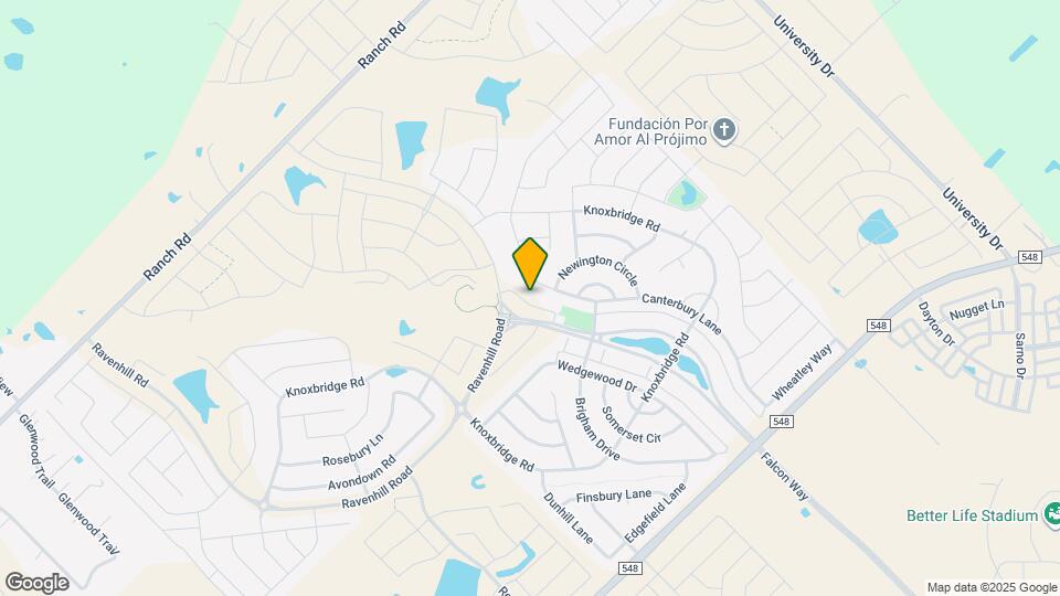 1136 Queensdown Wy Map and Location Details