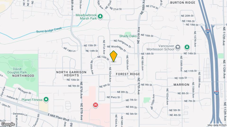 9208 NE 12th Way Map and Location Details