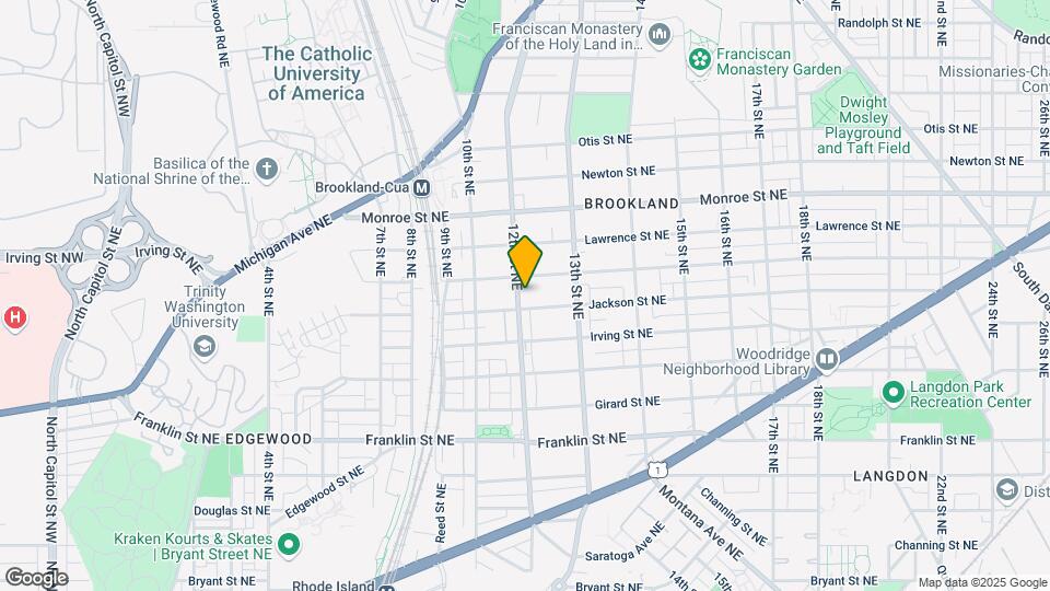 3211 12th St NE, Unit 102 Map and Location Details