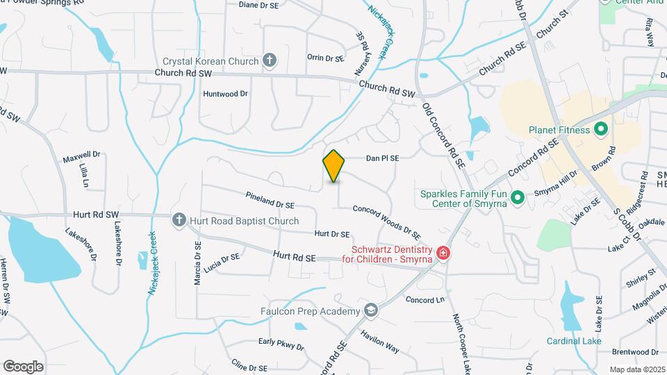 3390 Creek Valley Dr SE Map and Location Details
