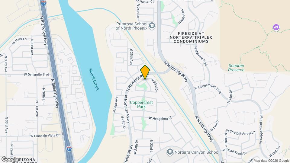 2403 W White Feather Ln Map and Location Details