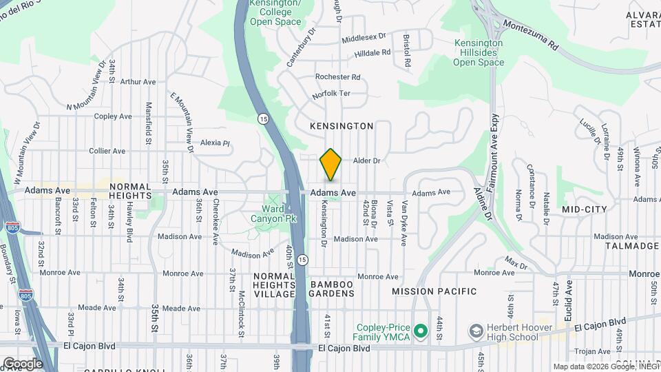 4118 Adams Ave Map and Location Details