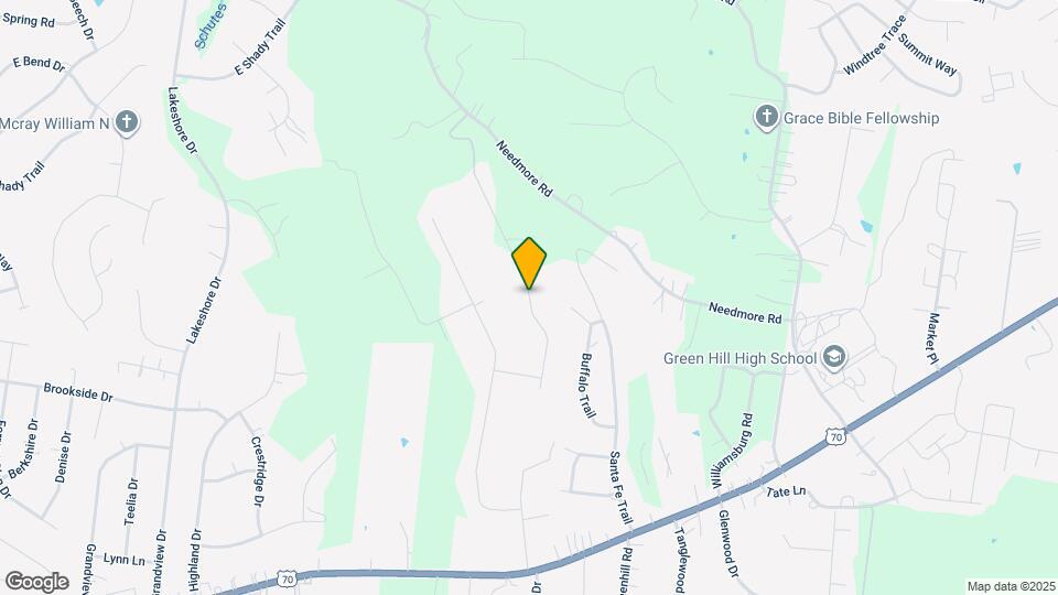 533 Glen Echo Dr Map and Location Details