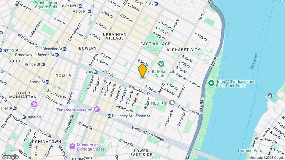 28 Avenue B Mapa y Detalles de la Ubicación