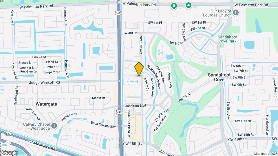9835 Three Lakes Cir Map and Location Details