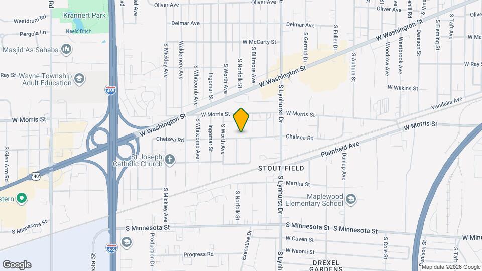 5406 Chelsea Rd Map and Location Details