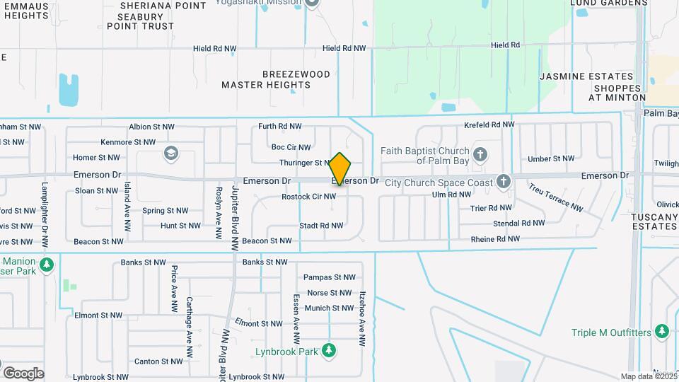 709 Rostock Cir NW Map and Location Details