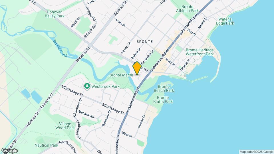 2511 Lakeshore Rd W Map and Location Details