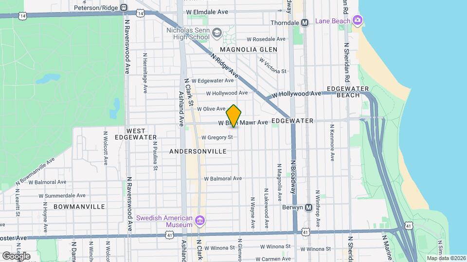 5540 N Glenwood Ave Map and Location Details