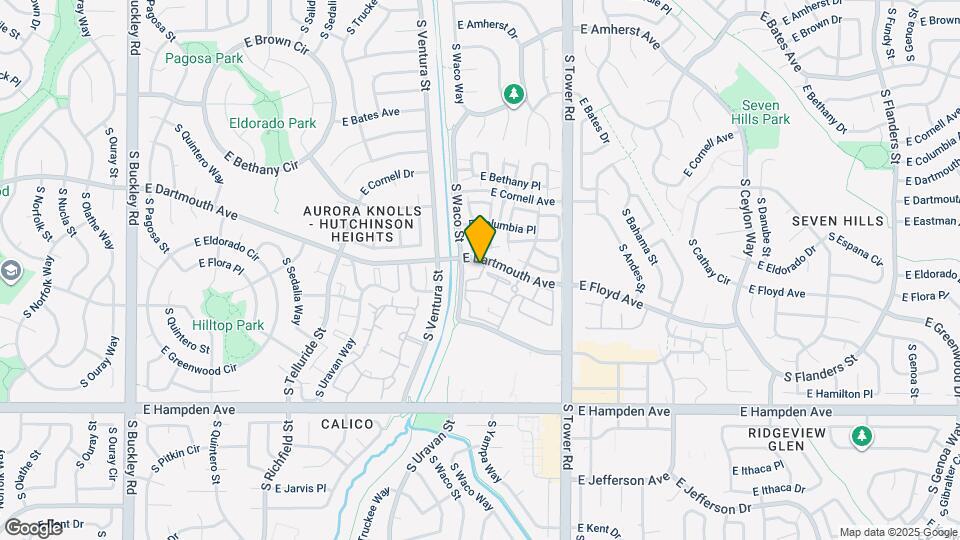 3231 S Waco Ct Map and Location Details