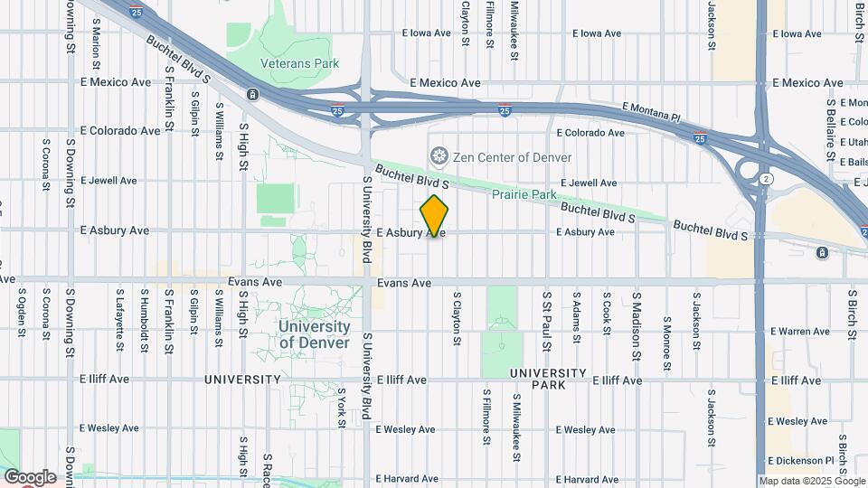 2018 S Columbine St Mapa y Detalles de la Ubicación