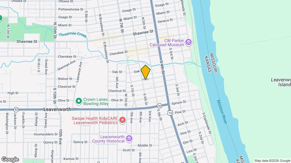 525 Walnut St Mapa y Detalles de la Ubicación