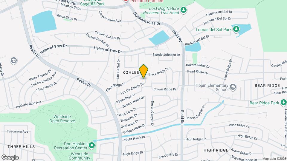 7037 Luz De Espejo Dr Map and Location Details