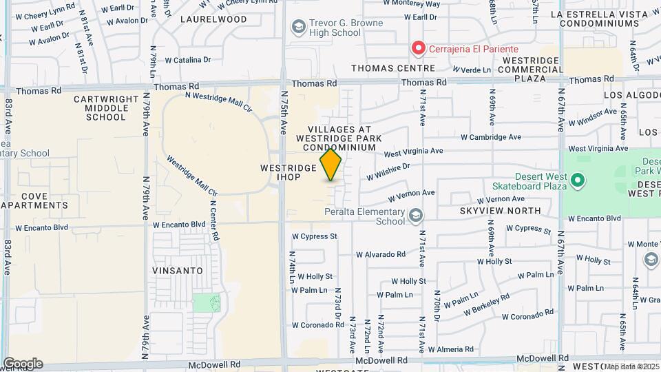 2452 N 73rd Ln Mapa y Detalles de la Ubicación