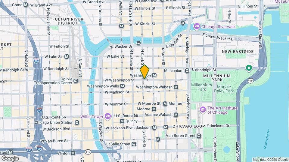 99 W Washington St, Unit 1913 Mapa y Detalles de la Ubicación