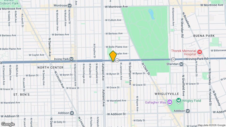 3945 N Greenview Ave Map and Location Details