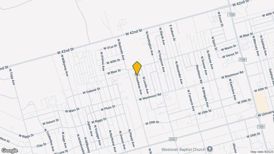 3580 N Treadway Ave Map and Location Details