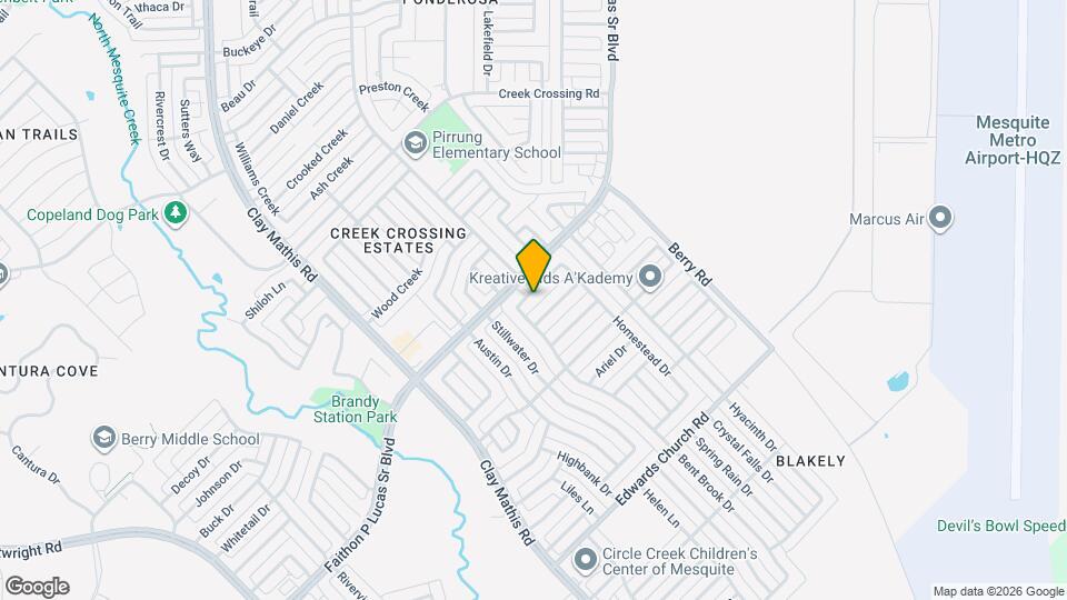 1704 Bent Brook Dr Map and Location Details